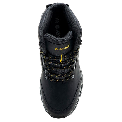 Black-Lime - Lifestyle - Hi-Tec Mens Nedin Mid Cut Walking Shoes