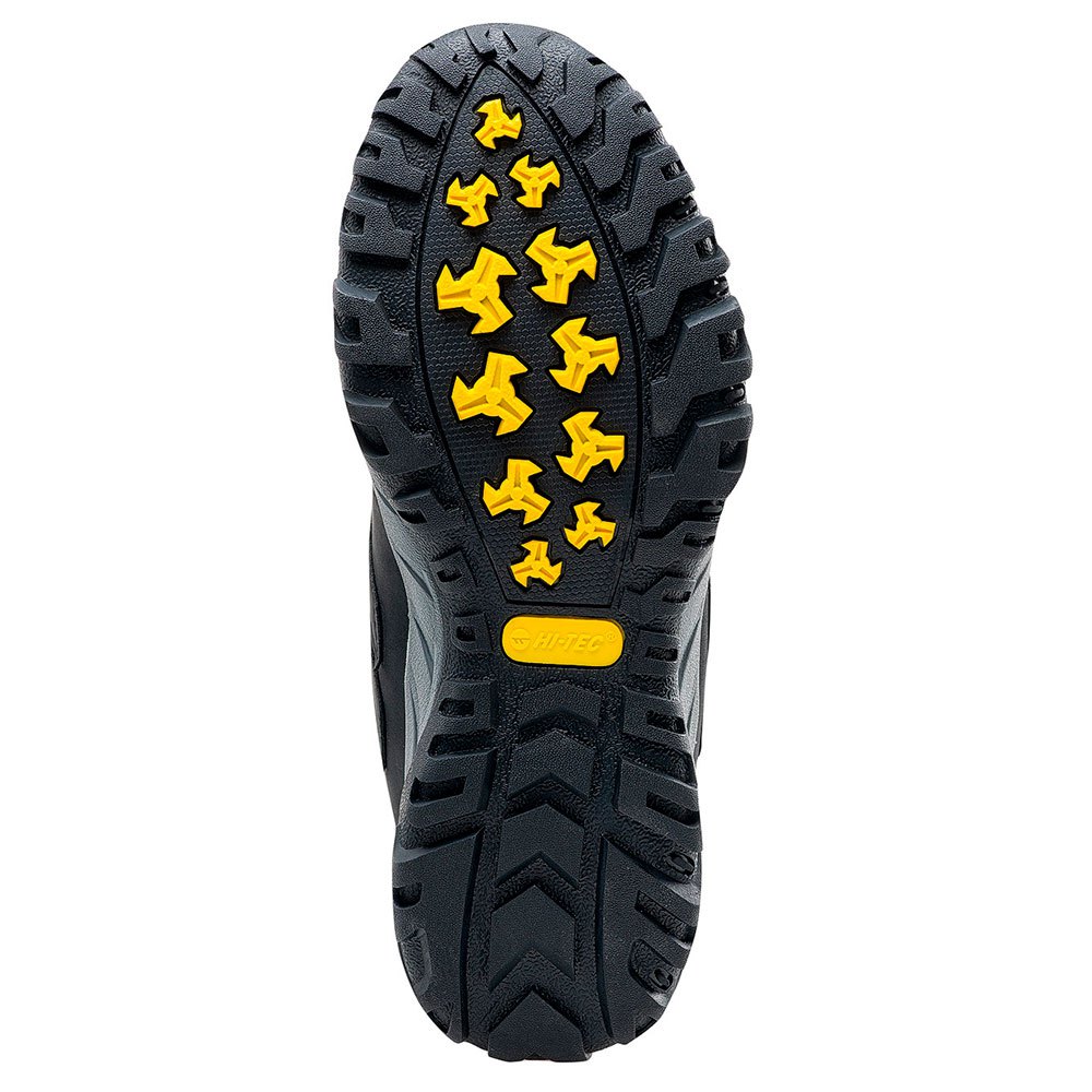 Black-Lime - Pack Shot - Hi-Tec Mens Nedin Mid Cut Walking Shoes