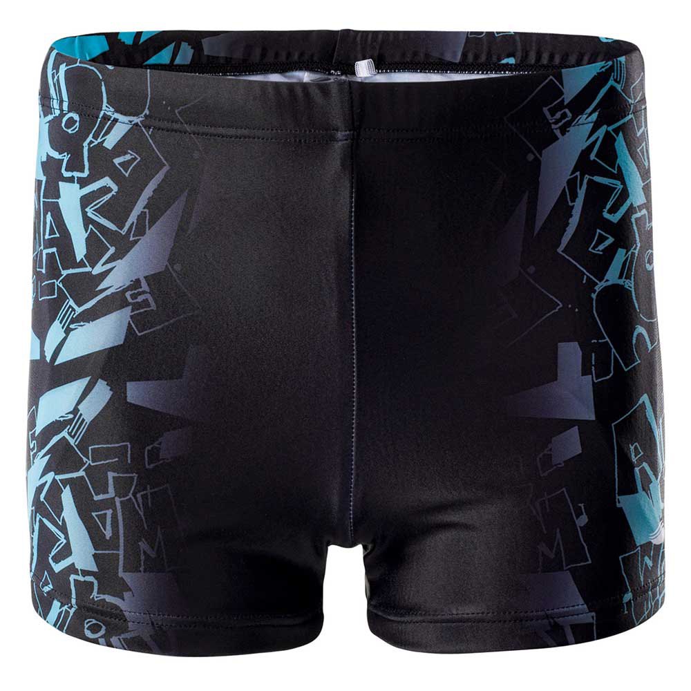 Black-Scuba Blue - Front - Aquawave Mens Atos Swim Shorts