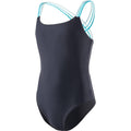 Black-Blue Radience - Side - Aquawave Girls Harma One Piece Swimsuit