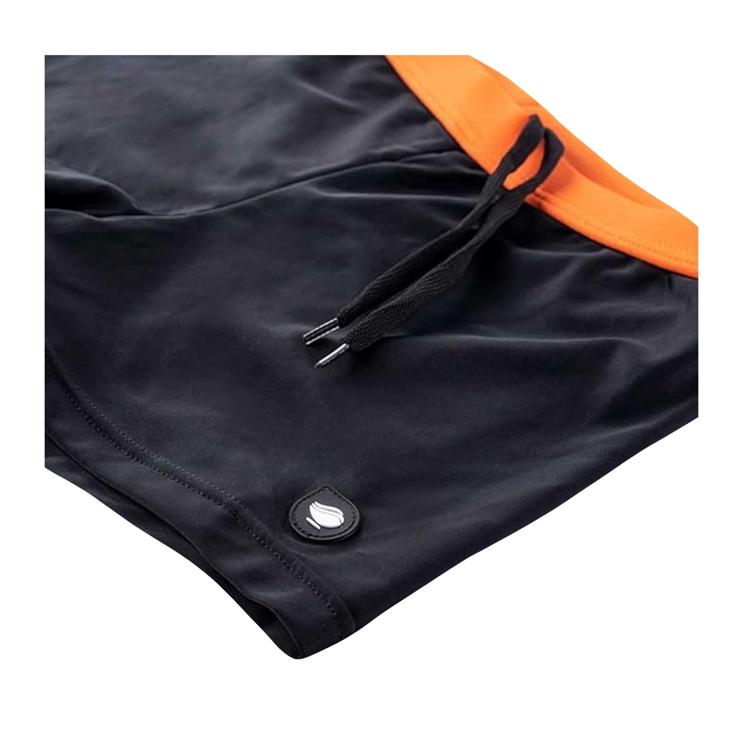 Black-Orange Rush - Lifestyle - Aquawave Childrens-Kids Biri Swim Shorts