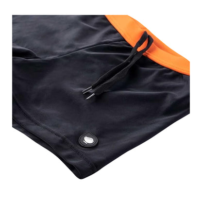 Black-Orange Rush - Lifestyle - Aquawave Childrens-Kids Biri Swim Shorts