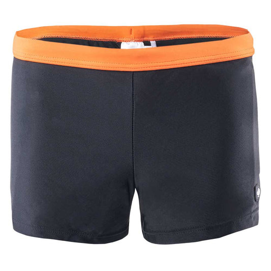 Black-Orange Rush - Front - Aquawave Childrens-Kids Biri Swim Shorts