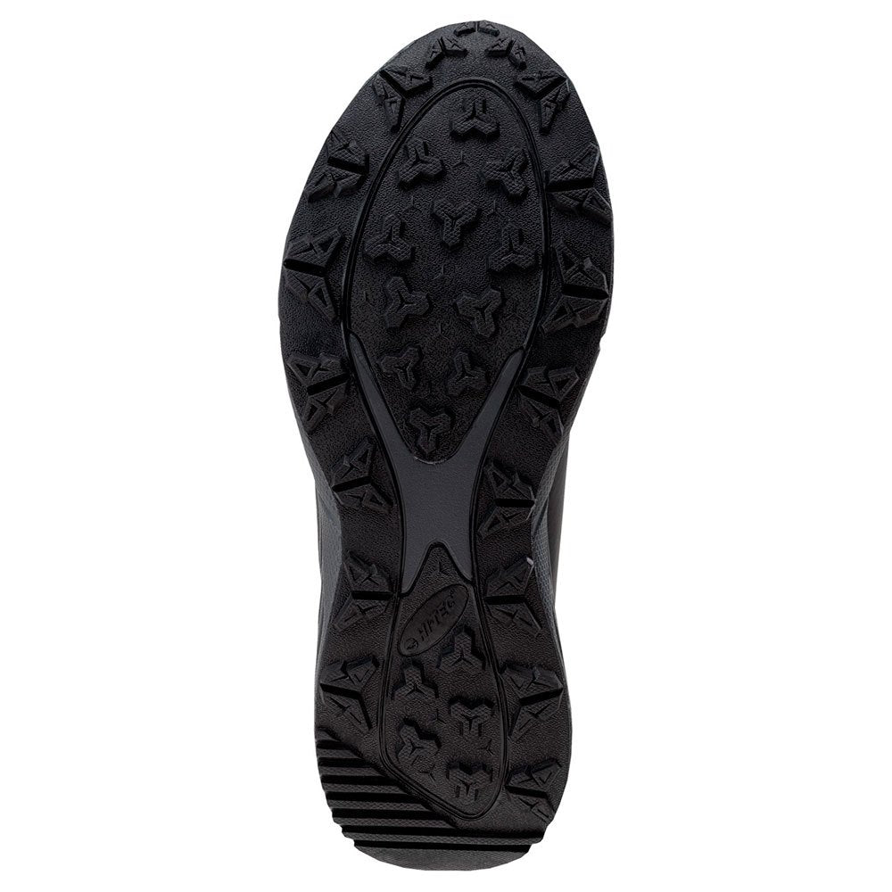 Black - Side - Hi-Tec Mens Hewila Waterproof Mid Cut Walking Shoes