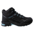Black-Sky Blue - Lifestyle - Hi-Tec Womens-Ladies Hendon Waterproof Mid Cut Walking Boots