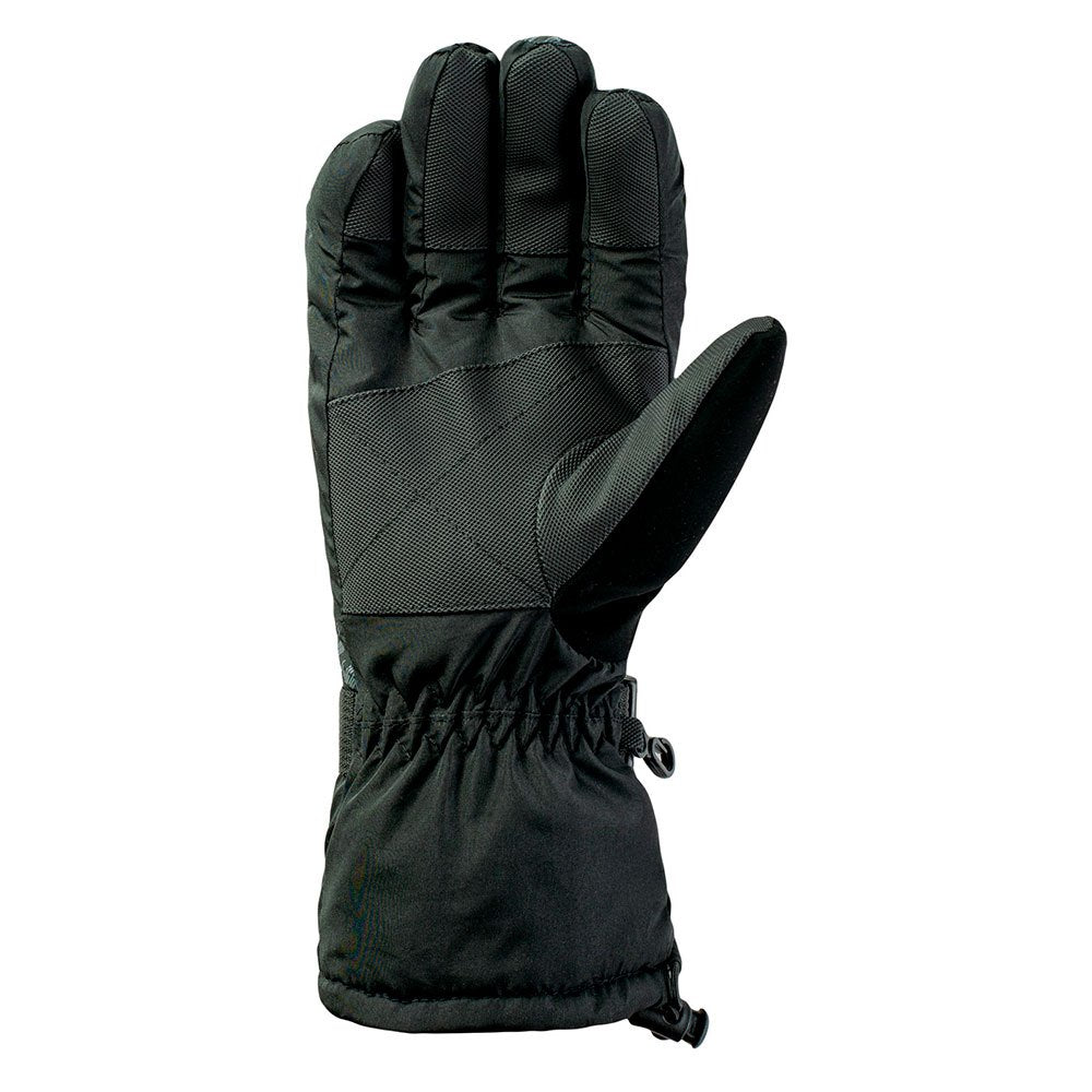 Black-Grey - Side - Hi-Tec Mens Elime Printed Ski Gloves