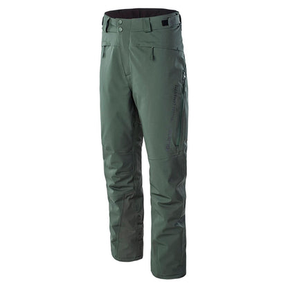 Deep Forest-Black - Side - Iguana Mens Otho Ski Trousers