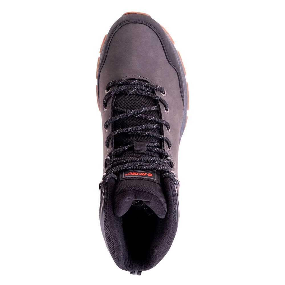 Dark Grey-Black - Side - Hi-Tec Mens Havant Waterproof Walking Shoes