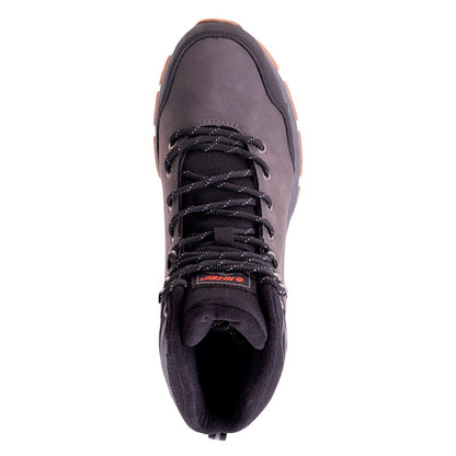 Dark Grey-Black - Side - Hi-Tec Mens Havant Waterproof Walking Shoes
