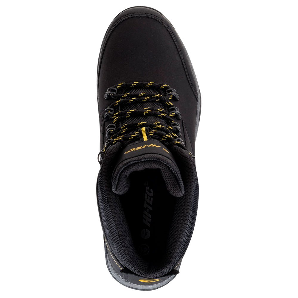 Black-Lime - Lifestyle - Hi-Tec Mens Medin Mid Cut Walking Boots