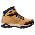Camel-Black - Side - Hi-Tec Mens Medin Mid Cut Walking Boots
