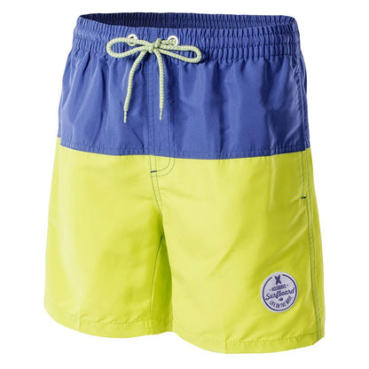 Tender Shoots-Deep Ultramarine - Side - Aquawave Childrens-Kids Drakon Swim Shorts