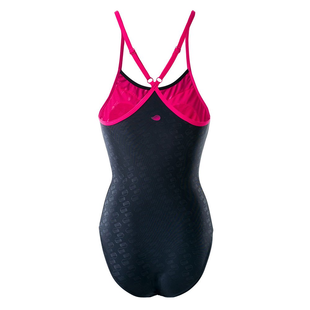 Black-Raspberry Sorbet - Back - Aquawave Womens-Ladies Sublime One Piece Swimsuit
