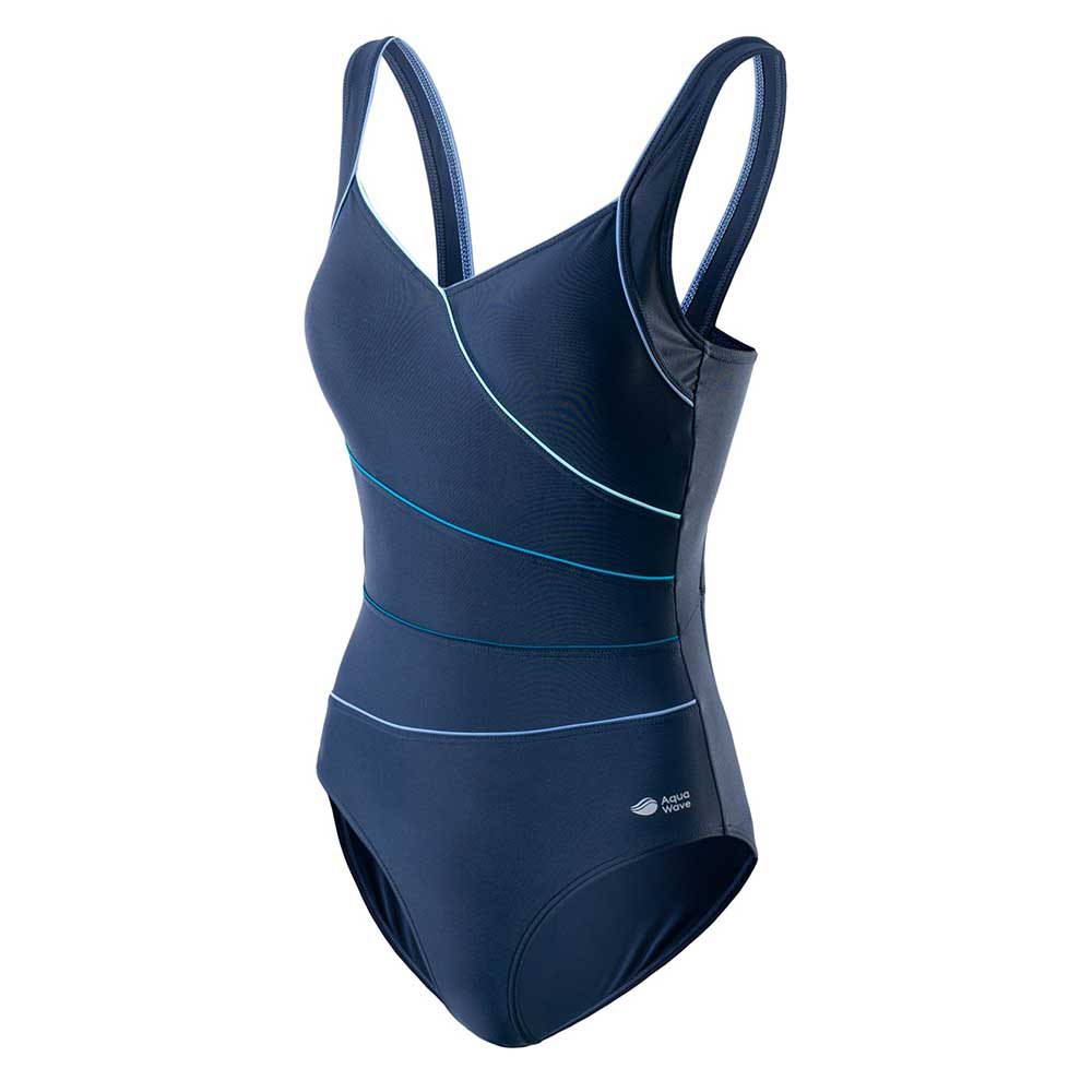 Blueberry-Bluestone - Side - Aquawave Womens-Ladies Tristina One Piece Swimsuit