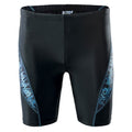 Black-Blue Curacao - Front - Aquawave Mens Barid Swim Shorts