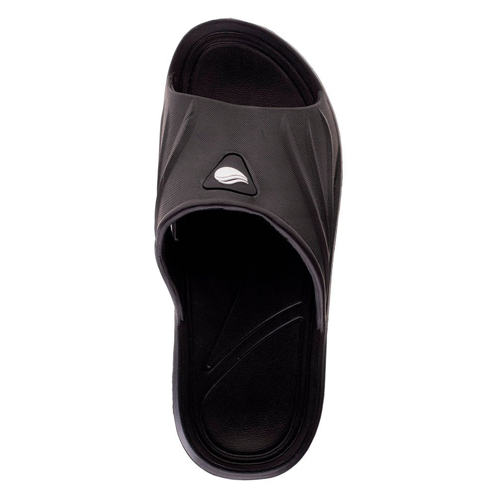 Black-White - Side - Aquawave Mens Awerten Sliders