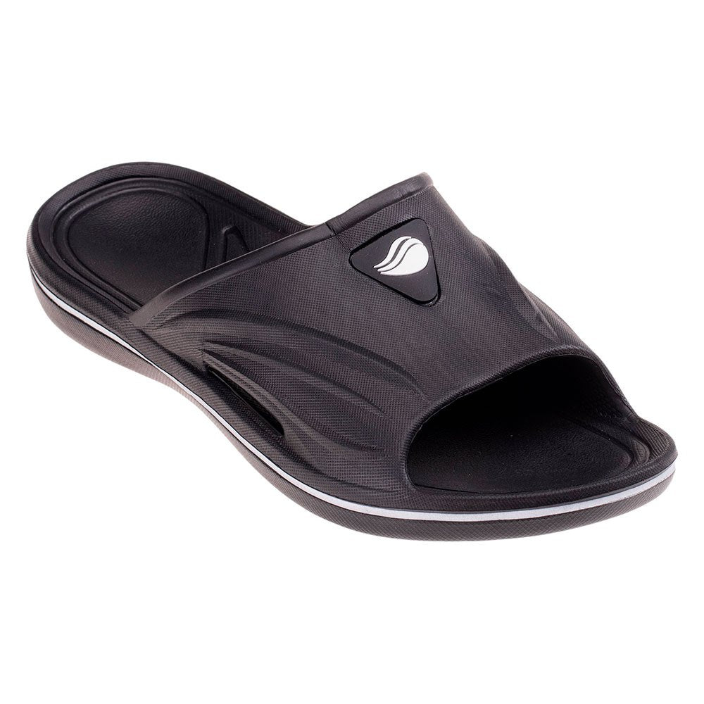 Black-White - Front - Aquawave Mens Awerten Sliders