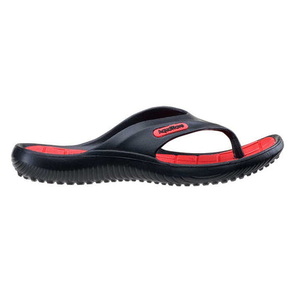 Black-Red - Back - Aquawave Childrens-Kids Ilamos Slippers