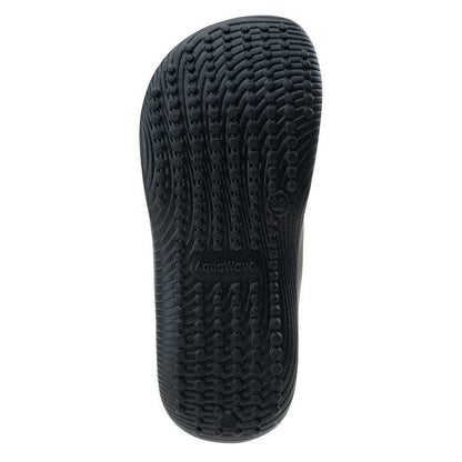 Black-Green - Back - Aquawave Childrens-Kids Ilamos Slippers