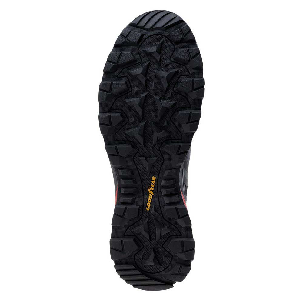 Black-Castle Rock-Flame Secret - Back - Elbrus Mens Milkar Waterproof Hiking Shoes