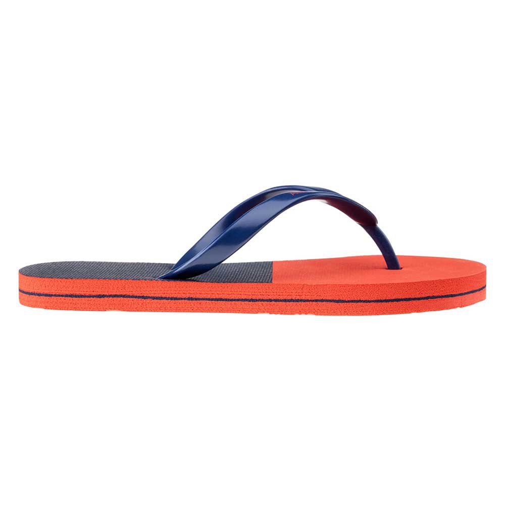 Poppy Red-Patriot Blue - Lifestyle - Aquawave Childrens-Kids Roboor Flip Flops