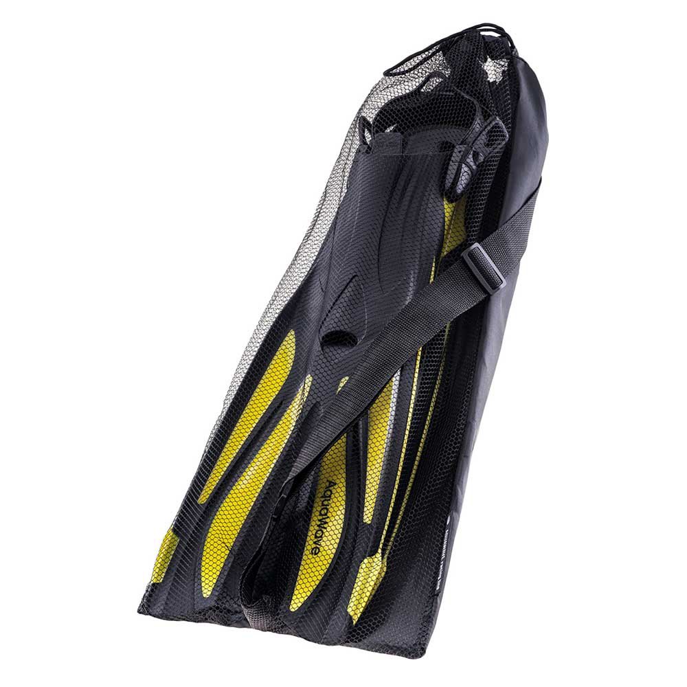 Yellow-Black - Lifestyle - Aquawave Unisex Adult Mermad Diving Fins