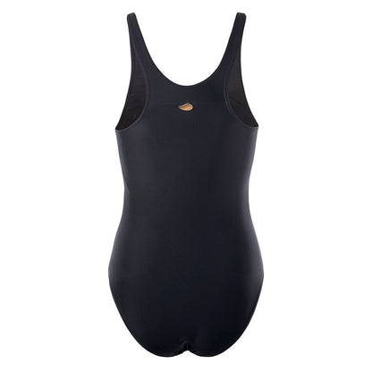 Black - Back - Aquawave Womens-Ladies Laia Cosmic One Piece Swimsuit
