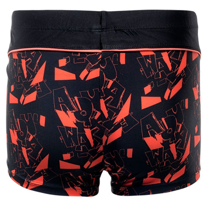 Black-Puffin´s Bill - Back - Aquawave Boys Idaro Logo Swim Shorts