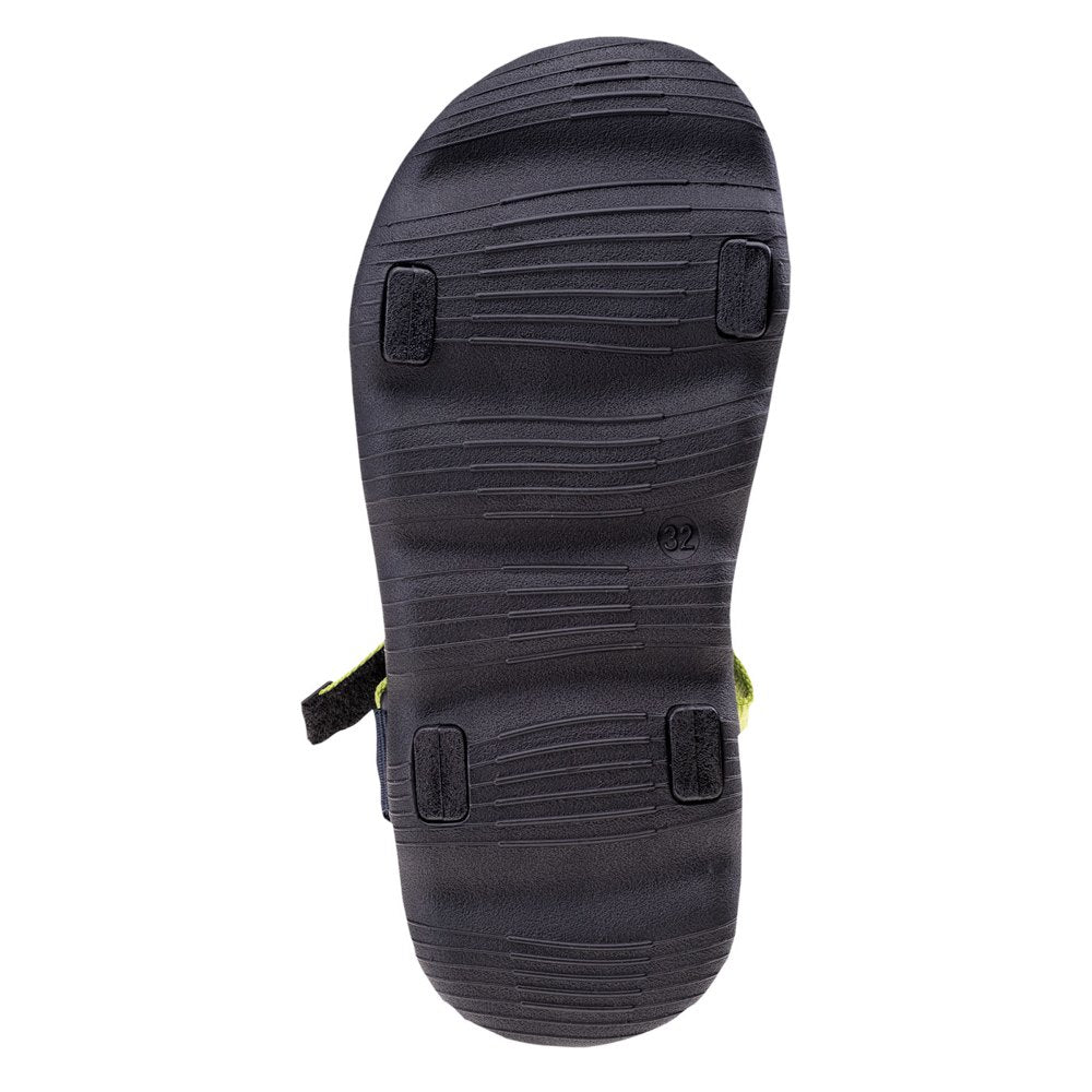Dark Sapphire-Reflecting Pond-Lime Green - Pack Shot - Bejo Childrens-Kids Mileri Sandals