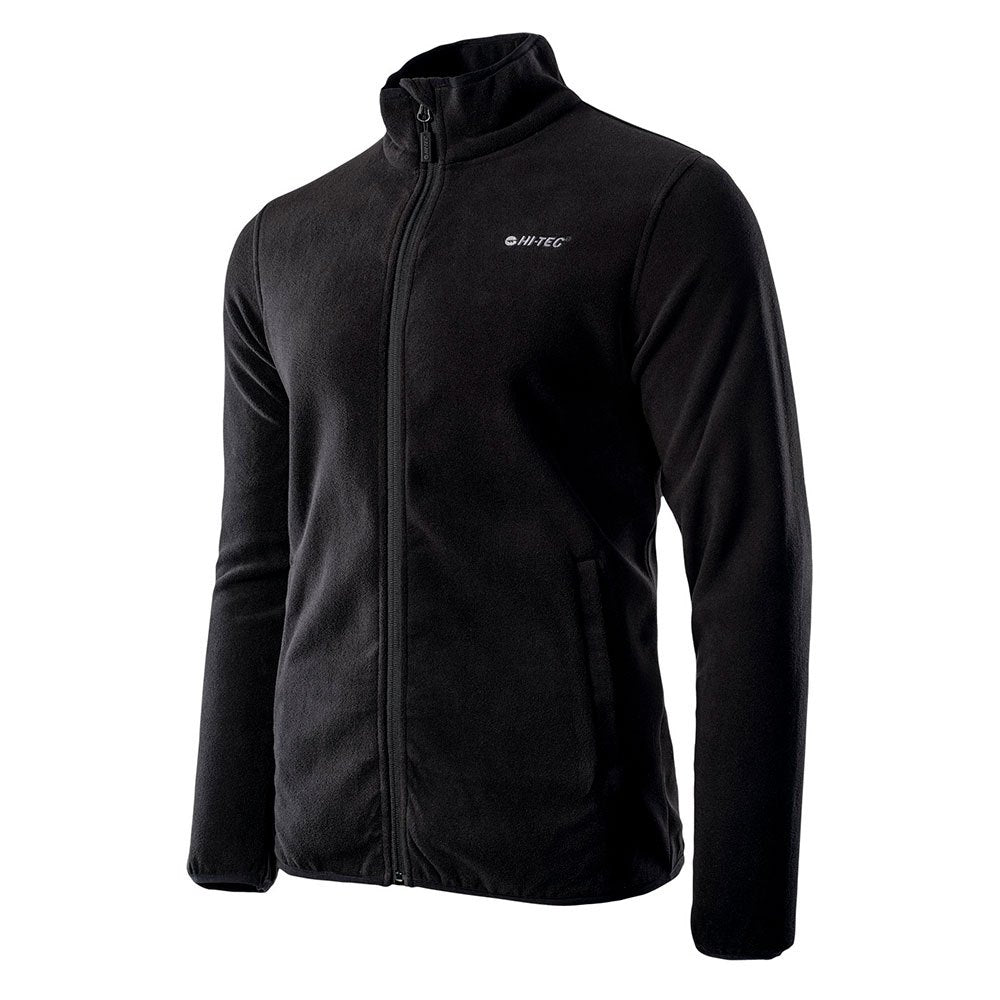 Black - Side - Hi-Tec Mens Nakla Fleece Jacket