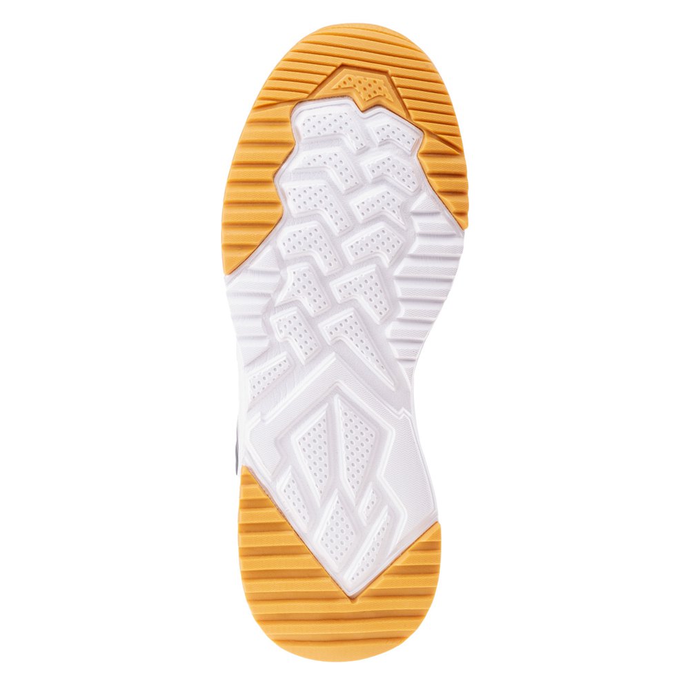 Grey-Honey - Pack Shot - Bejo Childrens-Kids Barry Logo Trainers