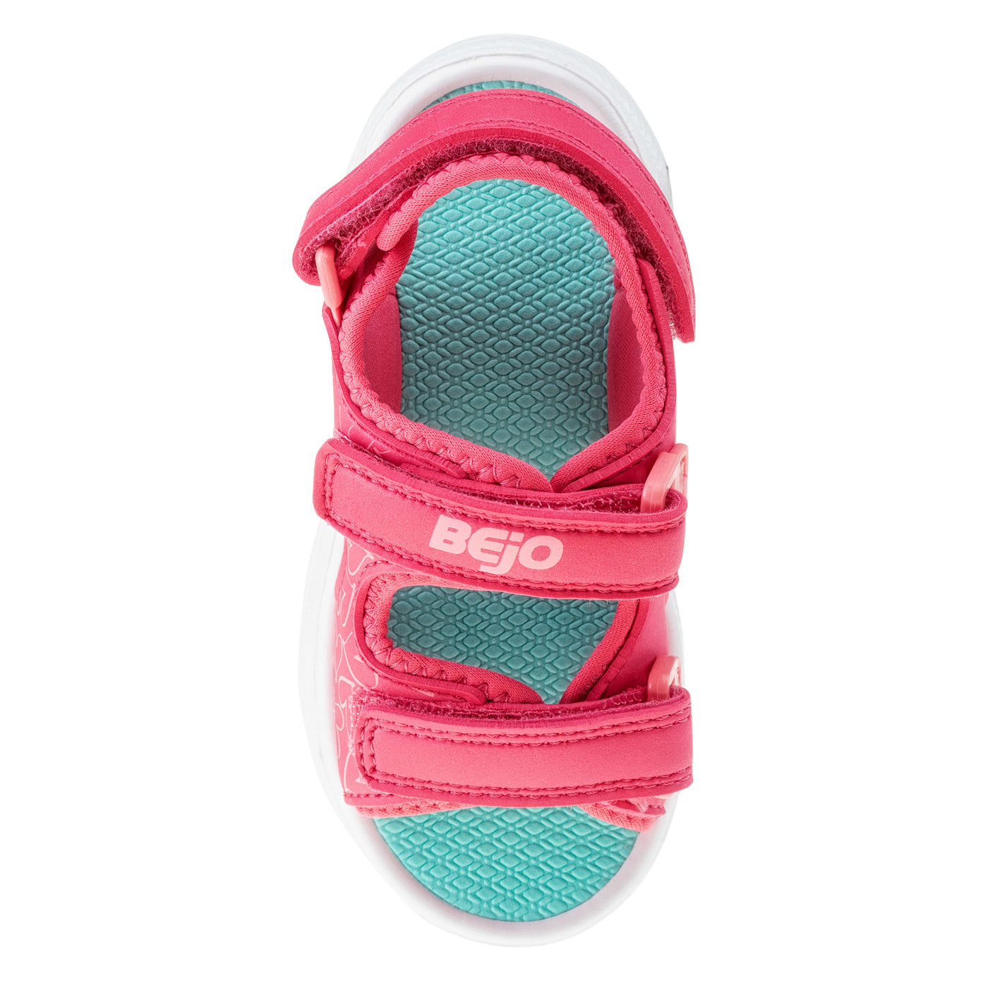 Paradise Pink-Beach Glass - Lifestyle - Bejo Girls Timini Hearts Sandals
