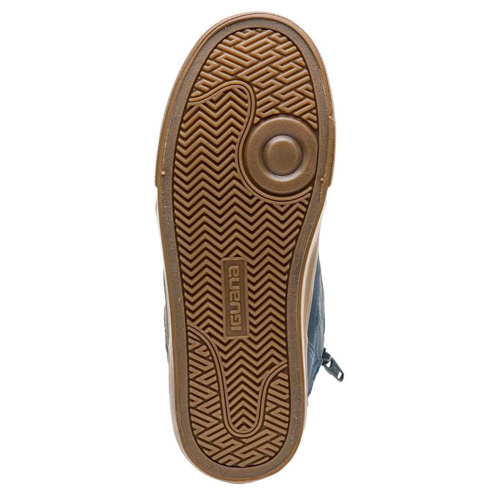 Navy-Camel - Back - Iguana Childrens-Kids Hastin Mid Cut Casual Shoes
