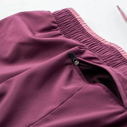 Amaranth-Polignac - Pack Shot - Hi-Tec Womens-Ladies Laria Training Shorts