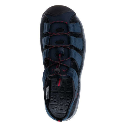 Navy-Black-Dark Red - Pack Shot - Elbrus Mens Keniser Sandals