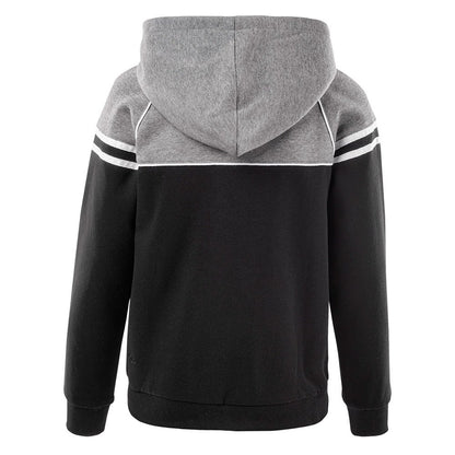 Black-Grey Melange - Back - Bejo Boys Tamis II Logo Full Zip Hoodie