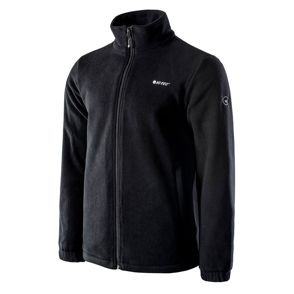 Black - Side - Hi-Tec Mens Ferns Fleece Jacket