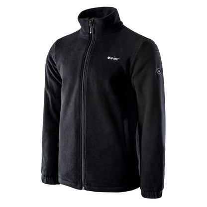 Black - Side - Hi-Tec Mens Ferns Fleece Jacket