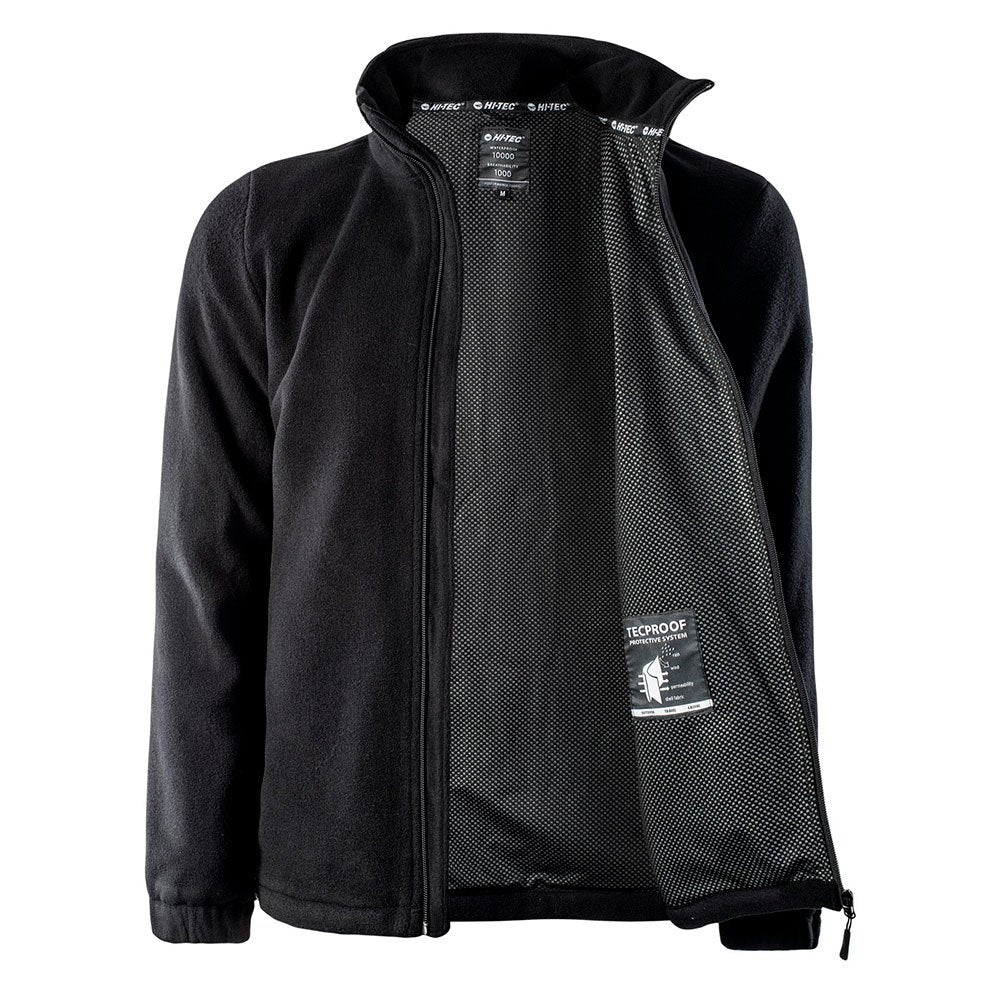 Black - Lifestyle - Hi-Tec Mens Ferns Fleece Jacket