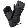 Grey Melange-Black - Side - Elbrus Mens Rihhar Ski Gloves