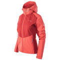 Ski Patrol-Hibiscus-Blue Bird - Side - Elbrus Womens-Ladies Envisat Soft Shell Jacket