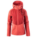 Ski Patrol-Hibiscus-Blue Bird - Front - Elbrus Womens-Ladies Envisat Soft Shell Jacket