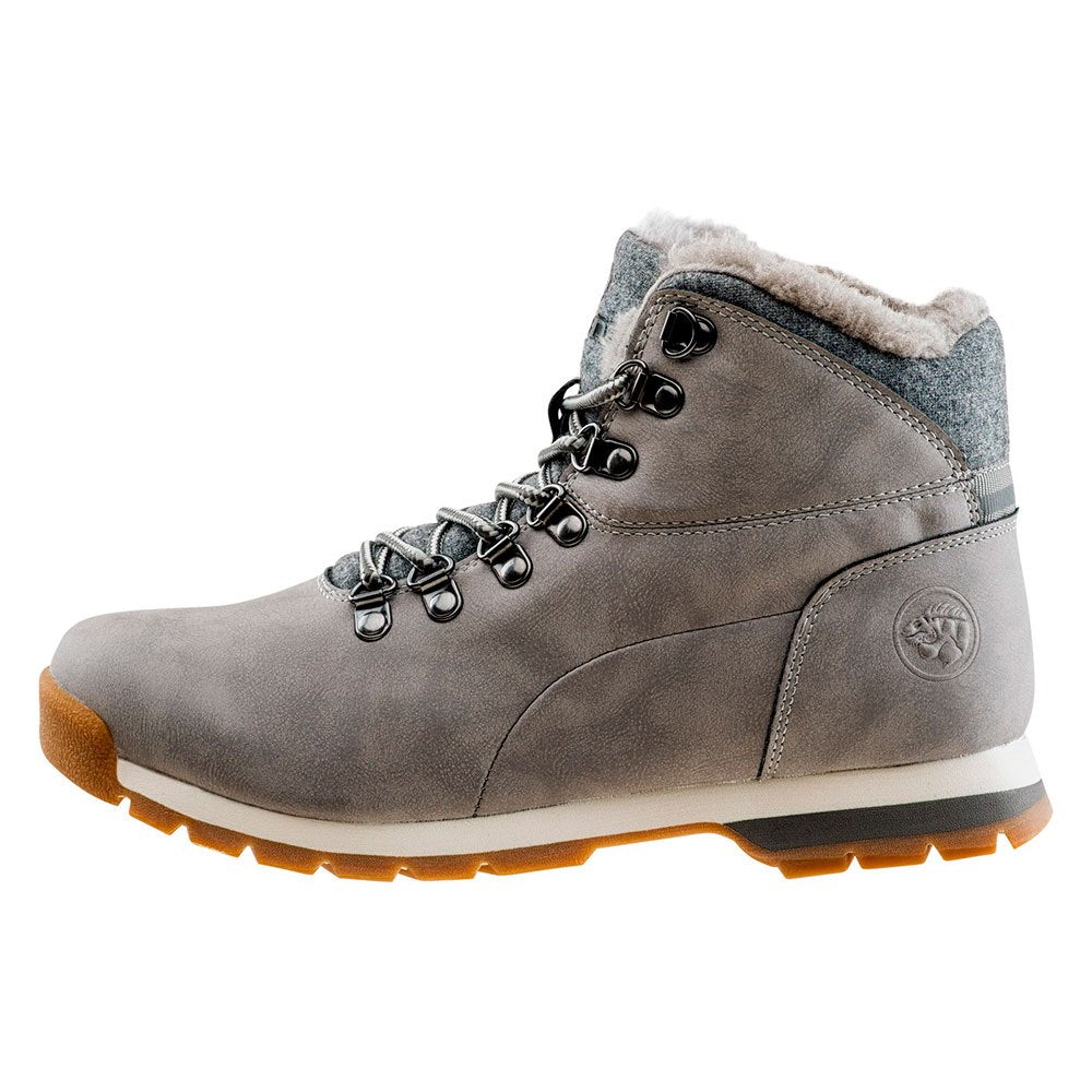 Grey-Beige - Lifestyle - Iguana Womens-Ladies Nobini Mid Cut Winter Boots