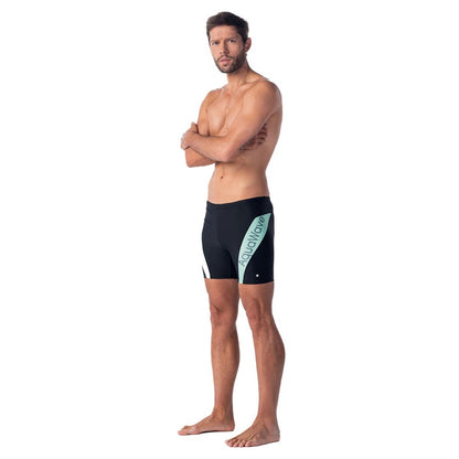 Black-Spring Bouquet - Close up - Aquawave Mens Fiero Swim Shorts
