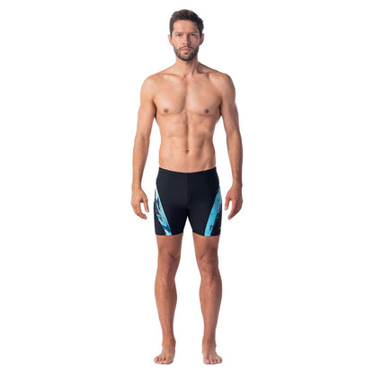 Black - Lifestyle - Aquawave Mens Fiero Sea Print Swim Shorts