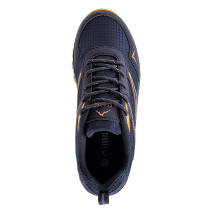 Total Eclipse-Cadmium Yellow - Back - Elbrus Childrens-Kids Faltis Contrast Walking Shoes