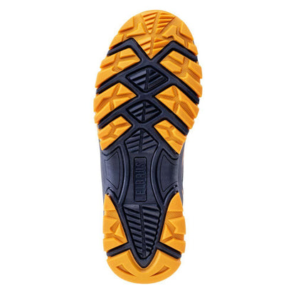 Total Eclipse-Cadmium Yellow - Side - Elbrus Childrens-Kids Faltis Contrast Walking Shoes