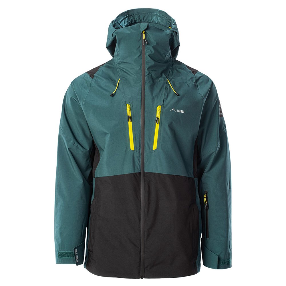 June Bug-Black-Citronelle - Front - Elbrus Mens Soren Ski Jacket