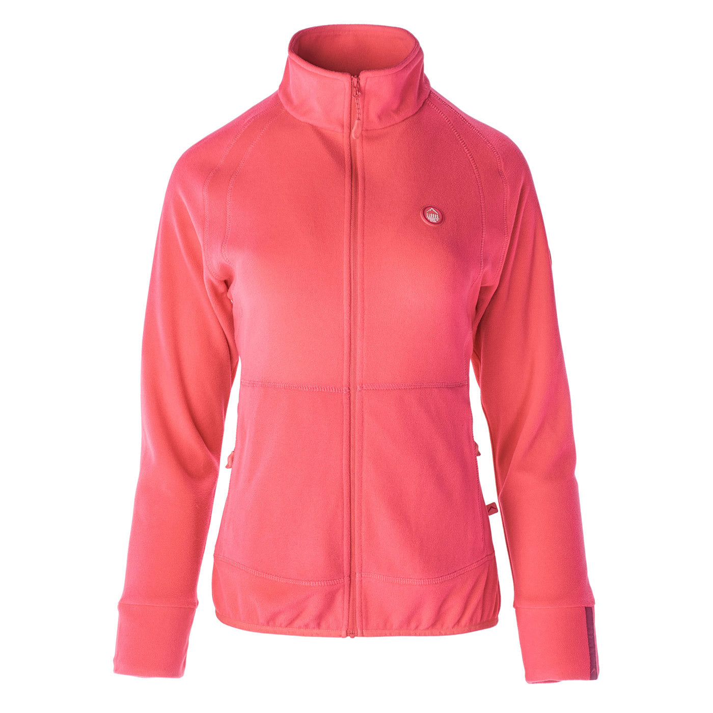 Paradise Pink-Cerise - Front - Elbrus Womens-Ladies Rivoli II Label Fleece Jacket