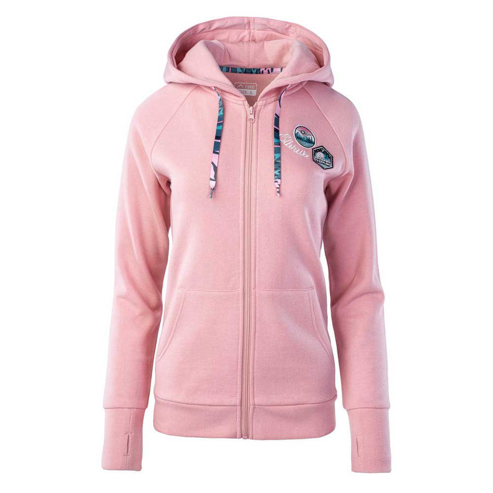 Beidal Rose - Front - Elbrus Womens-Ladies Rivia II Full Zip Hoodie